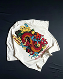 Camiseta Over Malhão Tripside “Dragon” - BRANCA
