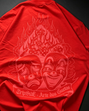 Camiseta Over Malhão Tripside “Mask” - VERMELHA