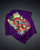 Camiseta Over Malhão Tripside “Dragon” - ROXO