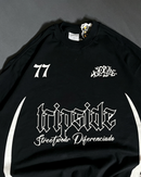 Camiseta Over Malhão Trip Side “77” - Preta