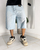 Short Trip Sider Jeans Claro Grafite