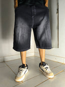 Short Trip Sider Jeans Escuro Grafite