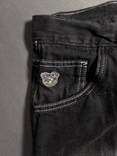 Short Trip Sider Jeans Escuro Grafite
