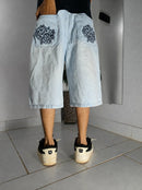 Short Trip Sider Jeans Claro Grafite
