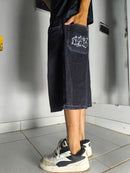 Short Trip Sider Jeans Escuro Grafite